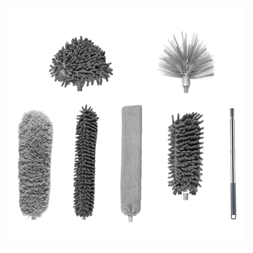 

FUTUKNIGHT Electrostatic Feather Duster Retractable Dust Remover Blanket Extended Brush Chenille Sets Cleaning Tools FUT110