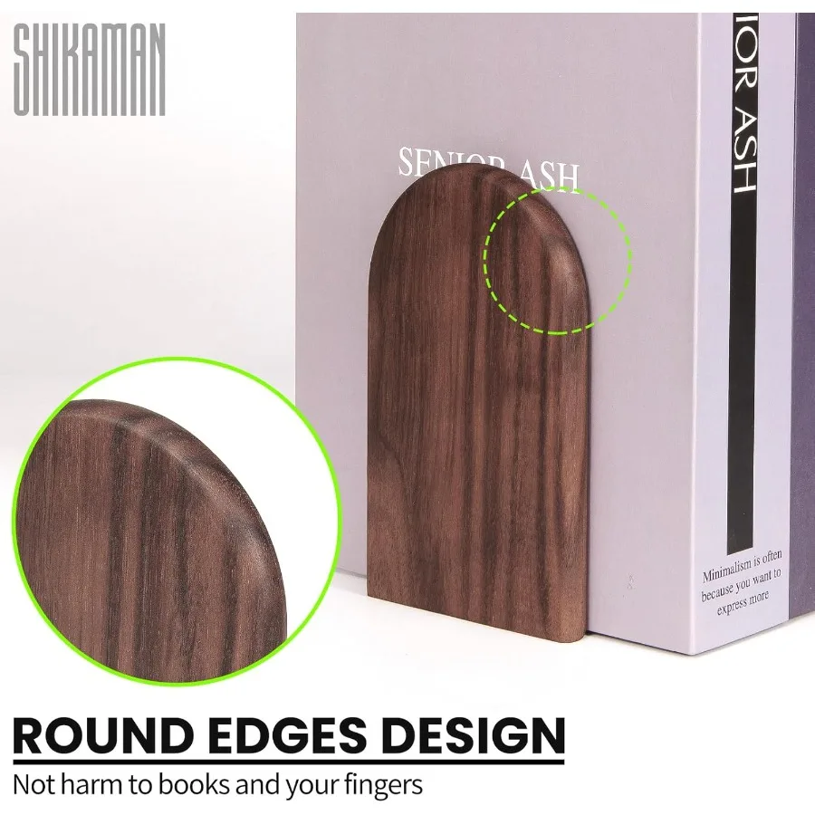 Podpórki do książek 1 para drewnianych podpórek uniwersalne ekonomiczne podpórki do książek