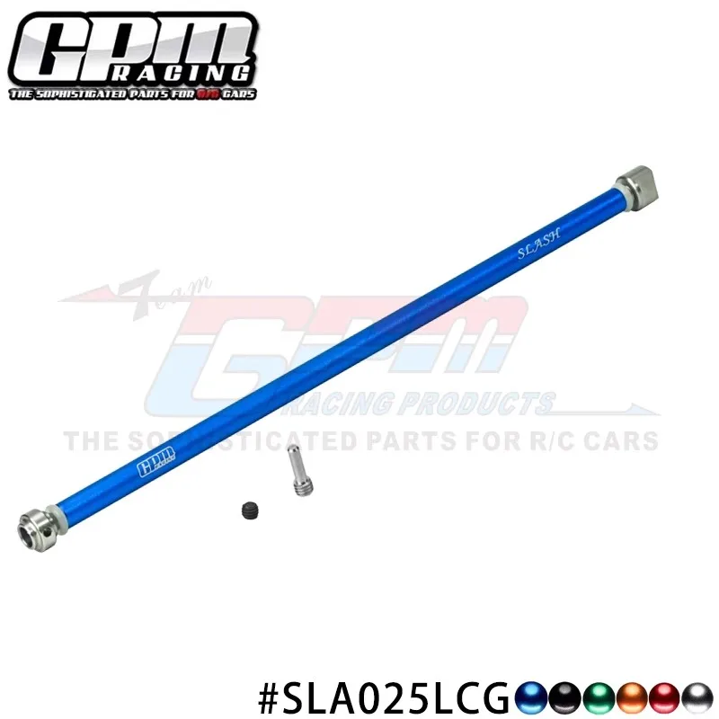 GPM Aluminium Main Shaft With Hard Steel Ends For TRAXXA SLASH 1/10 4X4 LOW-CG RC Parts