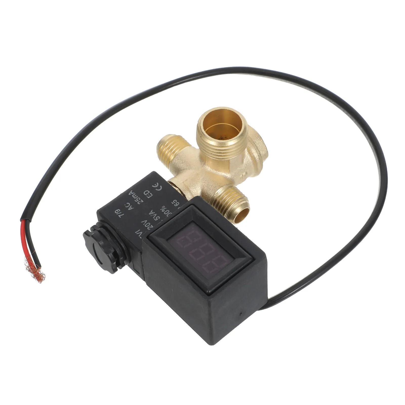 Air Compressor Electric Solenoid Check Valve Oil-Free Silent One Way Pneumatic Valve Universal Compatibility Industrial Use - view 5