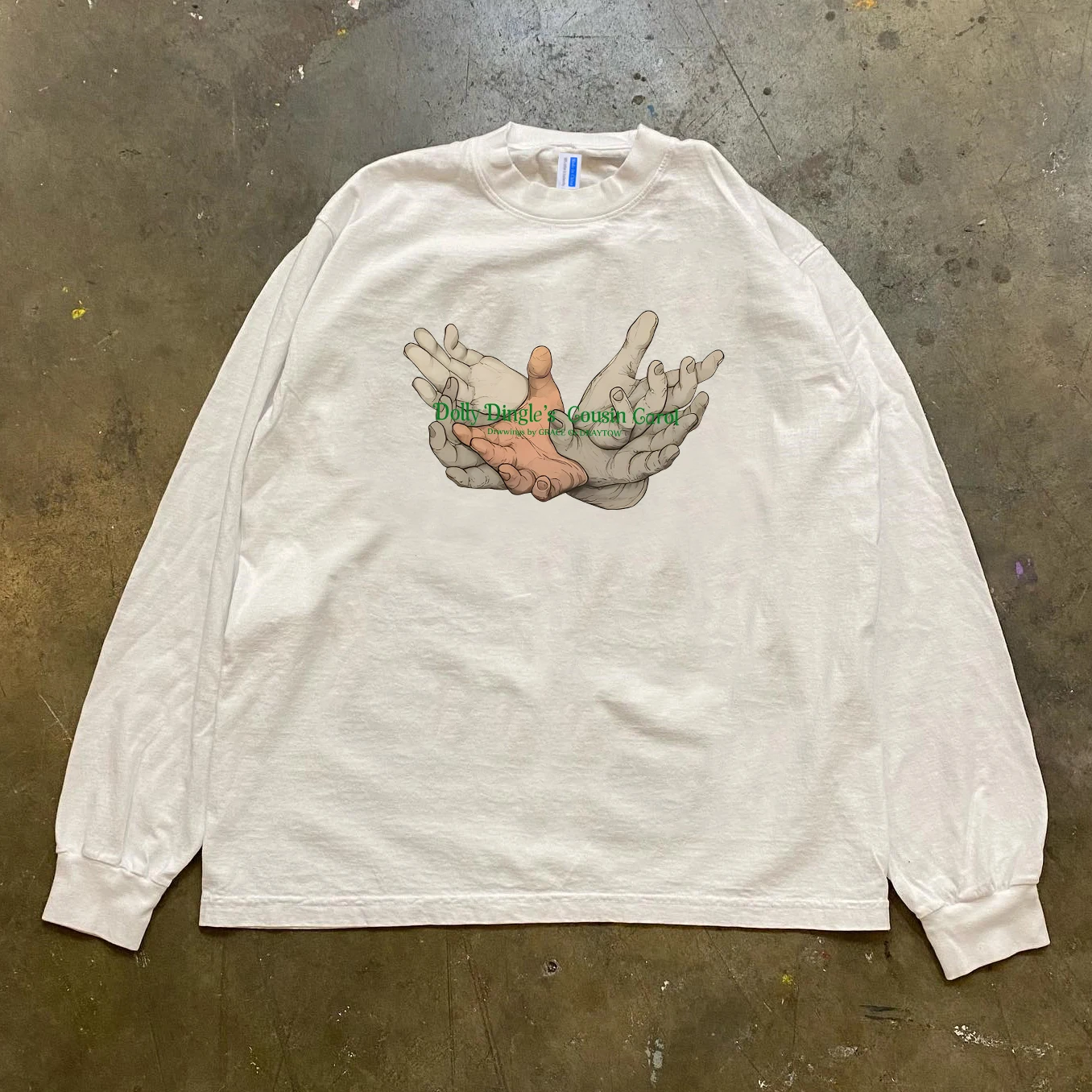 Heavyweight 300g Pure Cotton Long Sleeve T-Shirt Couple Matching Hip Hop Design Quality Material Summer Autumn Seasonal Wear
