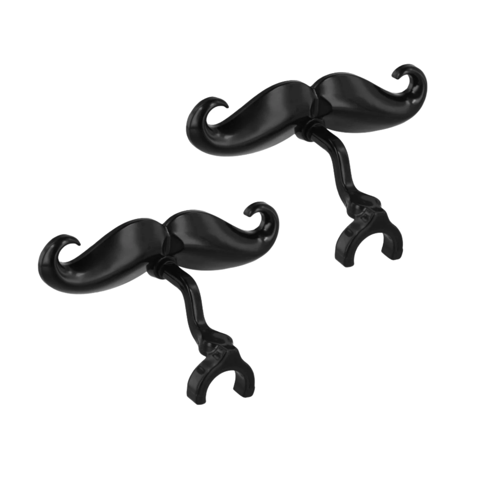 هدية وإكسسوارات مبتكرة ممتعة للاعبي البوق من جميع الأعمار، عبوة من قطعتين من الشارب لقطعة فم البوق مع حافظة واقية