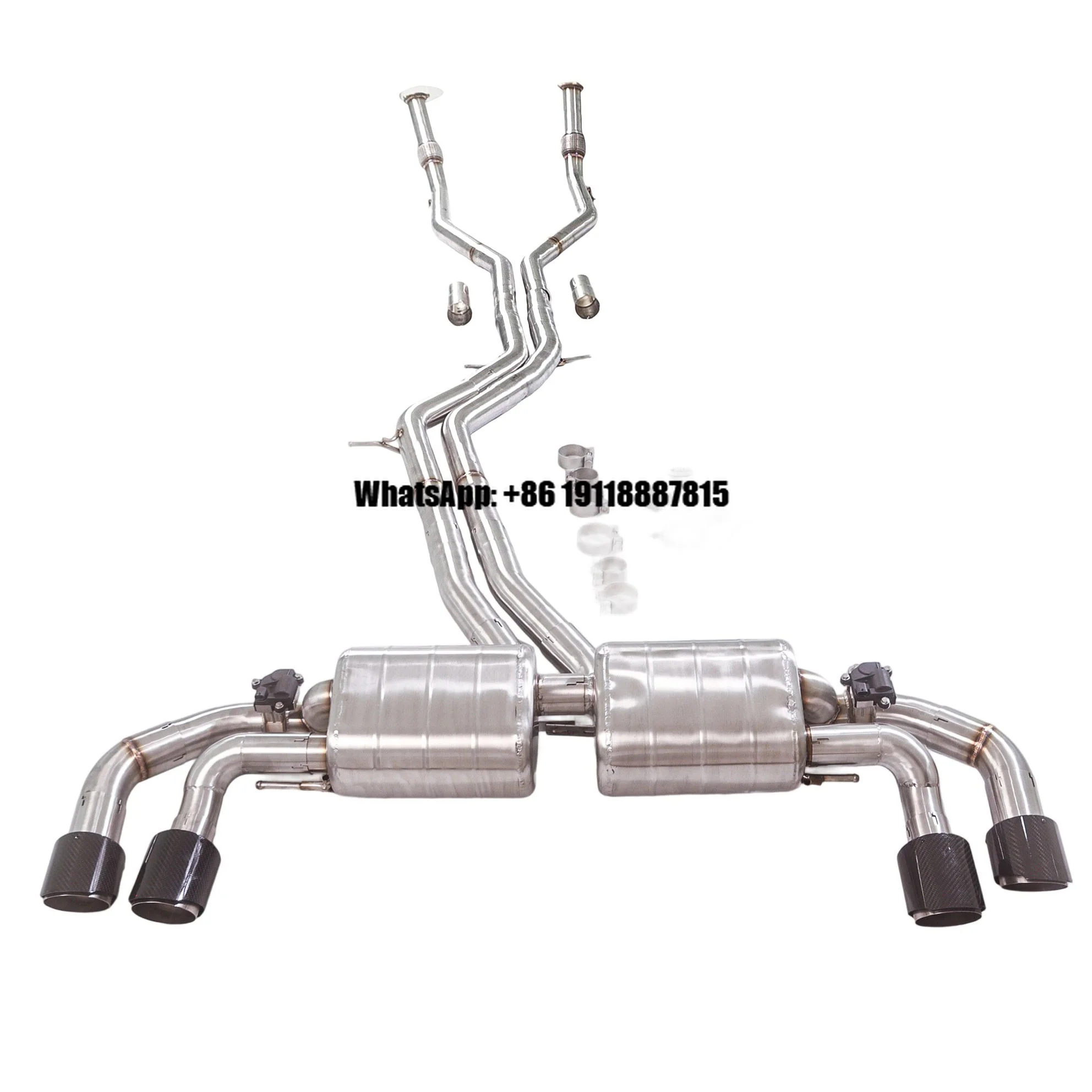 

For Bentley for Bentayga Stainless Steel Catback Exhaust System Professional Customized Universal Fit Performance Pipes