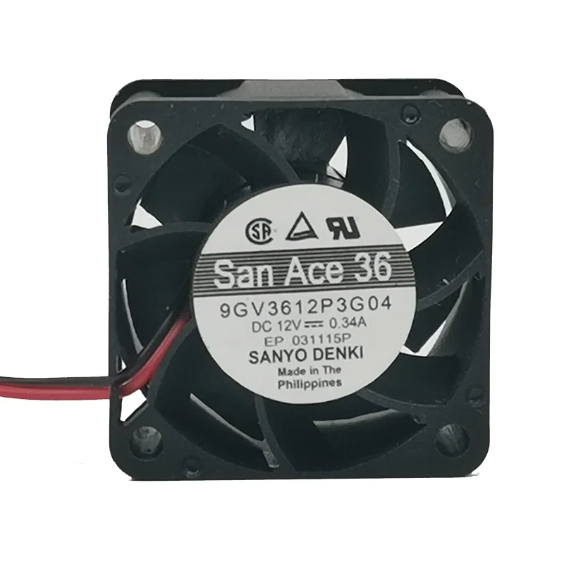 New FOR 9GV3612P3G04 DC 12V 0.34a 4028 4cm ball cooling fan