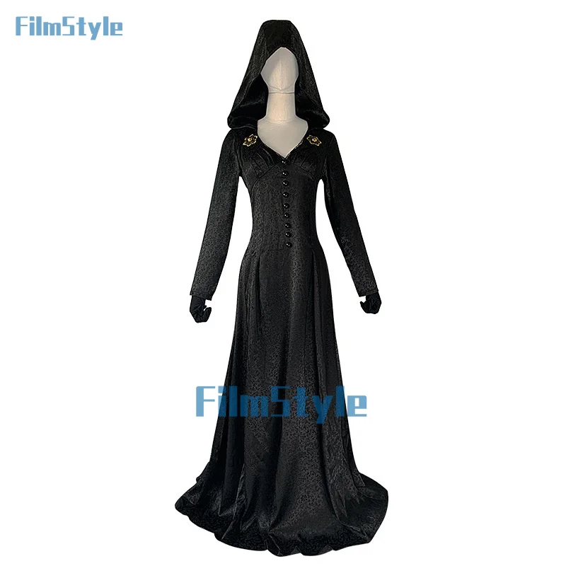 Resident Village Outfit Daniela Vampire Halloween Costume Horror Cosplay Gown Women Scary Carnival Dress Gothic Evil For Adult