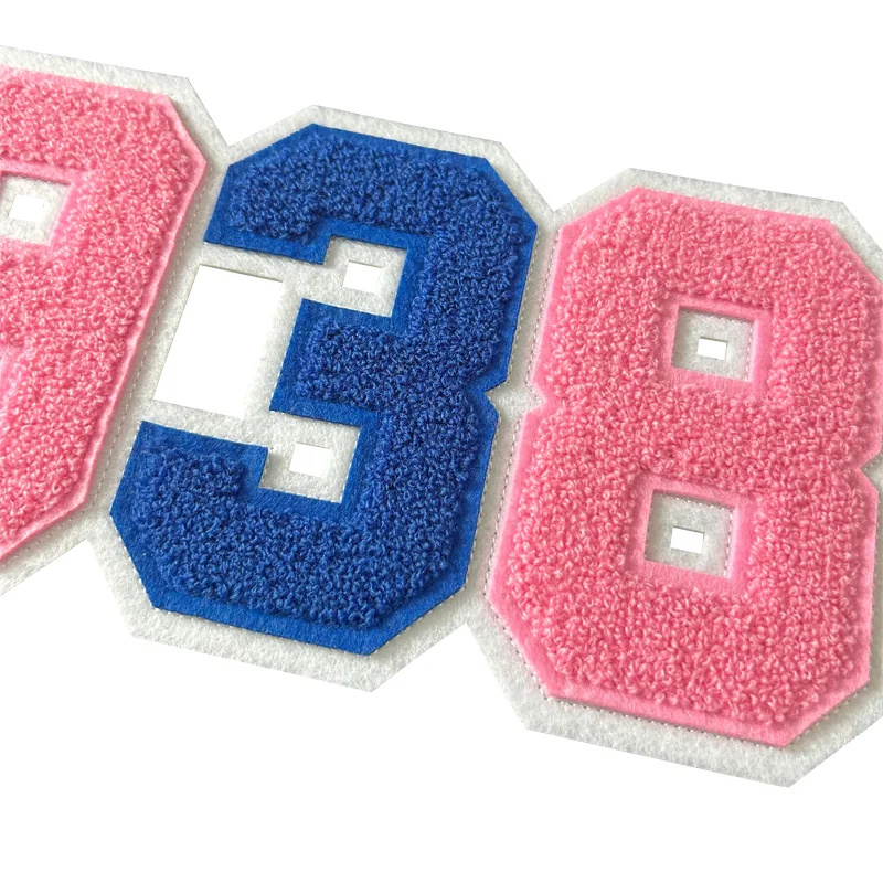 Cute Blue and Pink J&J 1938 Chenille, Glitter Jack and Jill of America Iron on Patch for Jean Jacket and Bags