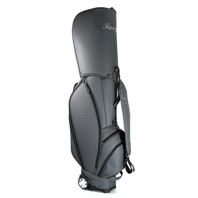 حقيبة جولف مقاومة للماء مع عجلات من النايلون المتين لحمل نادي الجولف تحمل 12-13 ناديًا