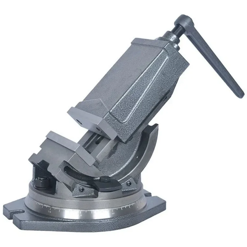 High precision 4 Inch Inclinable Angle Solid Flat Tongs 360-Degree Rotary Precision Taper Vise Precision High Quality