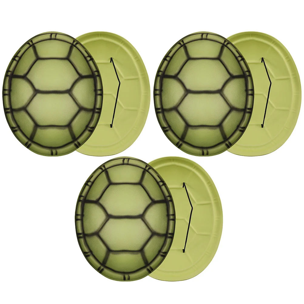 

6pcs Turtle Shell Costume Decor Halloween Cosplay Prop Eva Animal Party Dress Accessories Performance Novelty Decorations