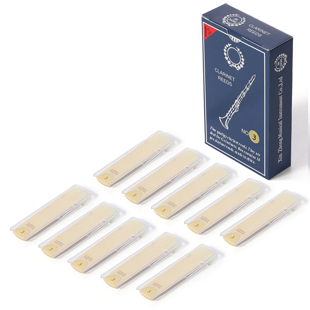 AEF5-10Pcs Clarinet Clarinet Reed Reed Instrument Accessories Hardness