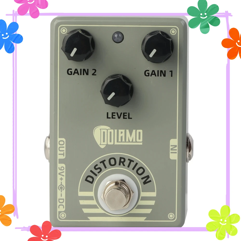 

Dolamo D-5 Mark 4 Distortion Electric Guitarra Effector Pedal True Bypass Wide Range of Distortion Caline Guitar Accessory