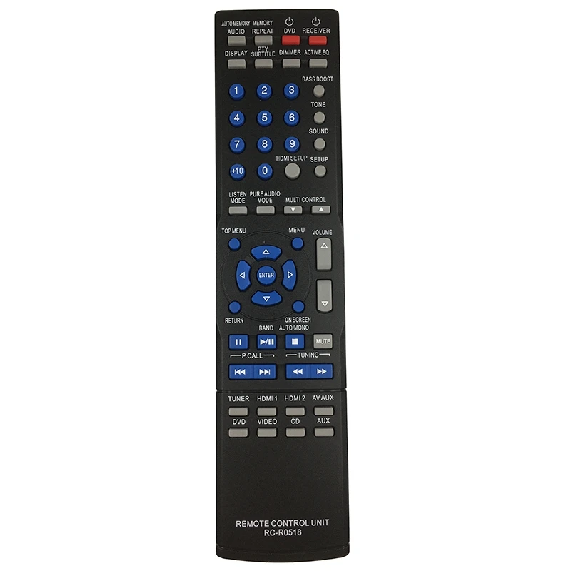 Reemplazo de control remoto RC-R0518 para KENWOOD RC-R0518 KRF-V5100D V5200D reproductor receptor AV Fernbedienung-Hot