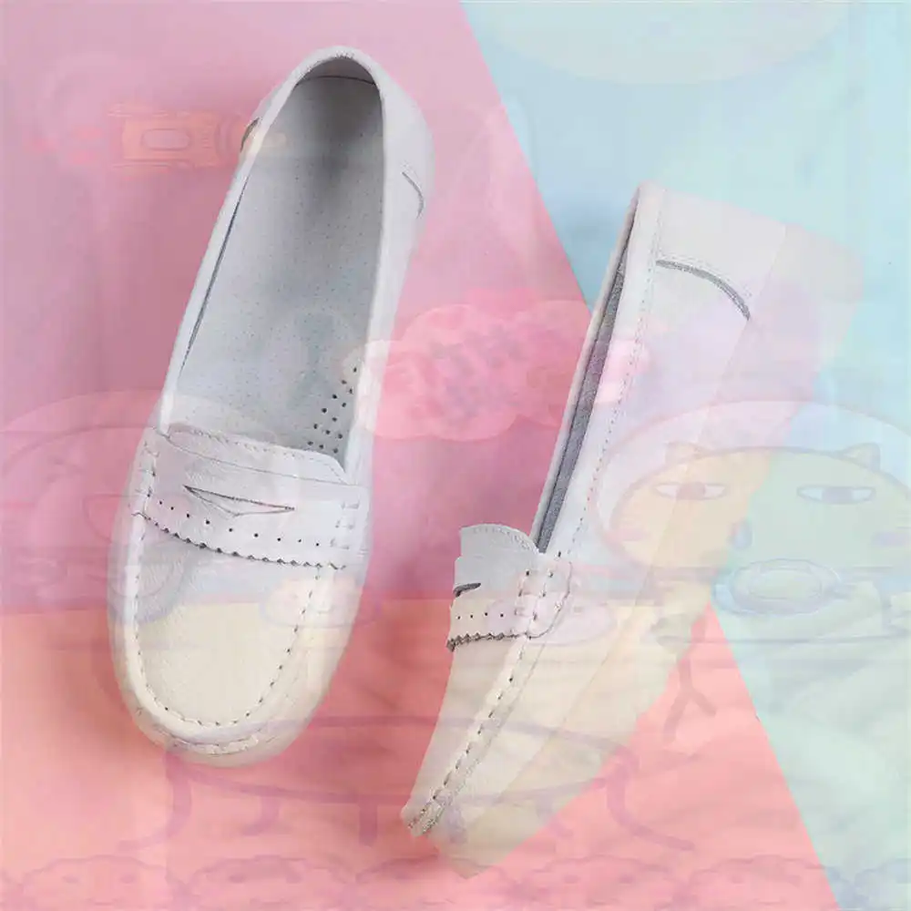 Moccasin Driving Teenage Sneakers Skateboarding Women's Shoes Silver Flats Sport Items Low Prices To Play Tenix Hospitality view 2