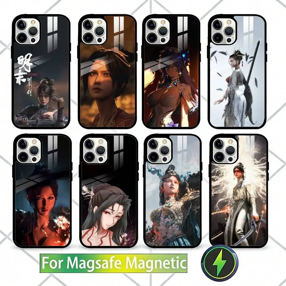 

W-Wuchang F-Fallen F-Feathers Phone Case For iPhone17,16,15,14,13 Plus,Pro Max Magnetic For Magsafe Wireless Charging