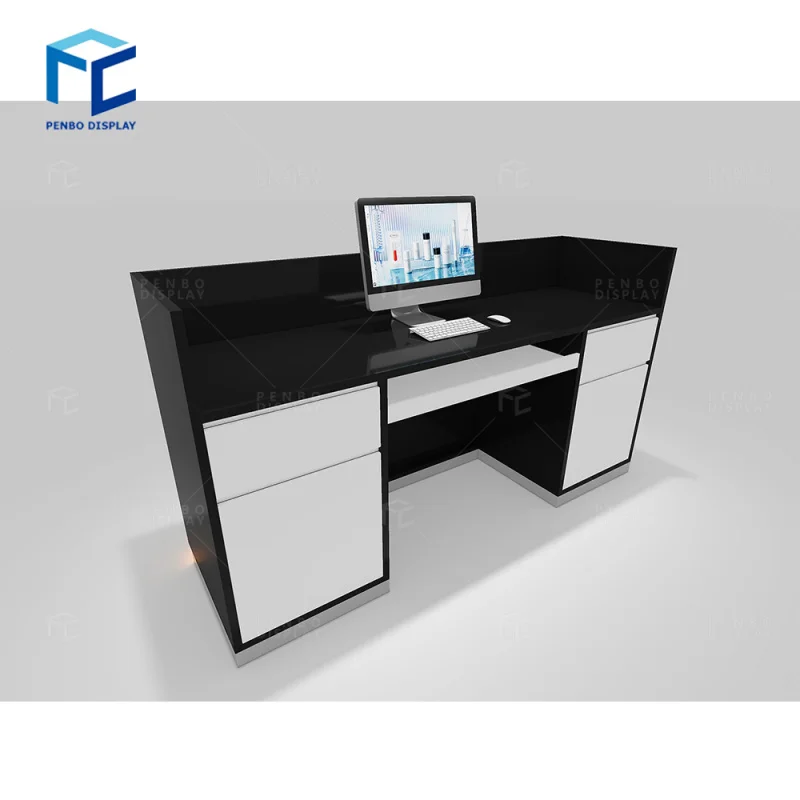 2025customized.Modern Reception Desks Beauty Salon With Cashier Counter front Reception counter Office Desk