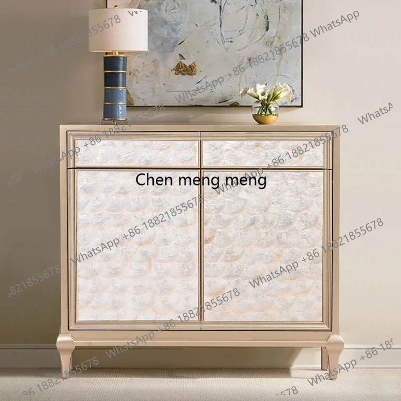 

CC182 Gold Nordic Shoe Cabinet Modern Italian Style Display Storage Shoe Rack Space Saving Luxury Zapatero Tela Furniture Home