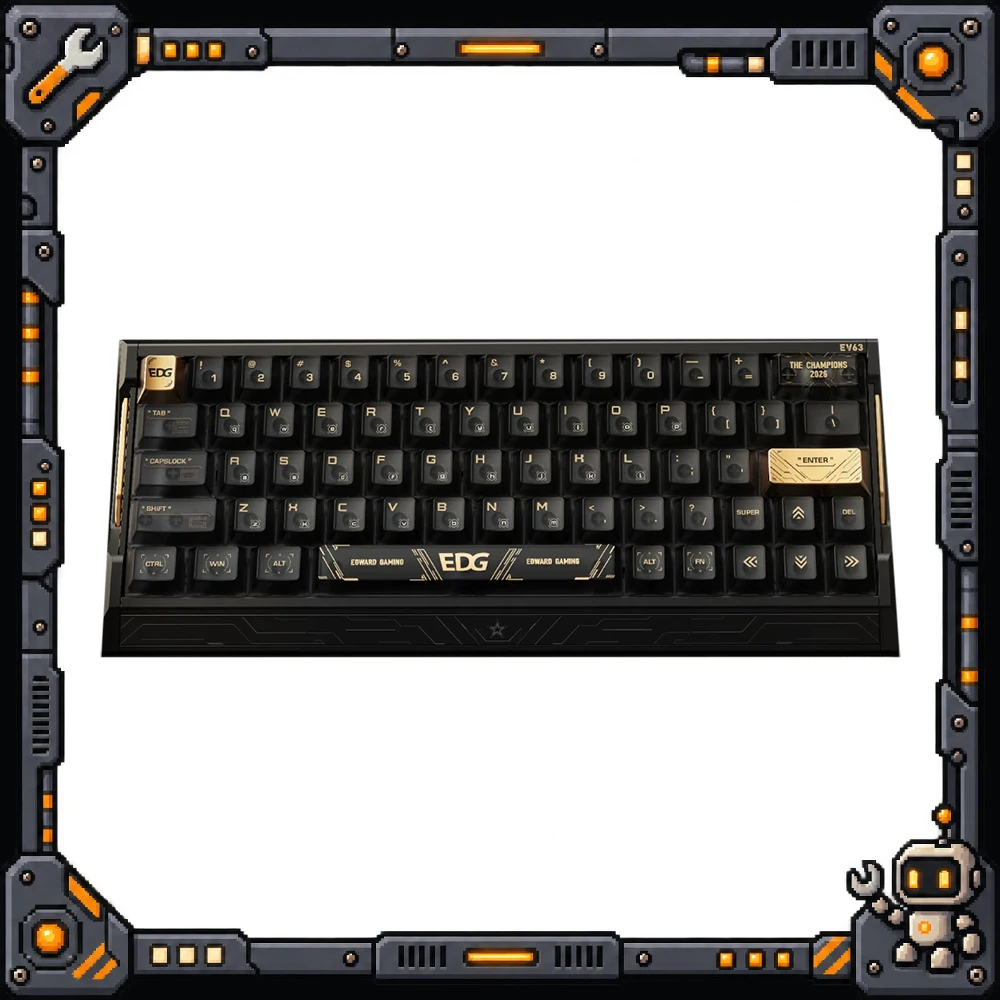 IQUNIX EV63 EDG Magnetic Switch Gaming Keyboard 64 Keys Wired Aluminum Hall Effect Keyboard for PC Competitive Gaming
