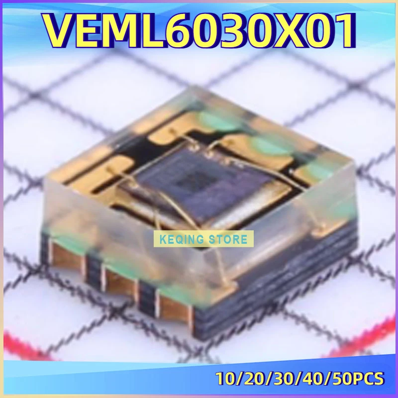 VEML6030X01 VEML6030 Optical Sensor Environmental 550nm I2C 6-SMD  Leadless