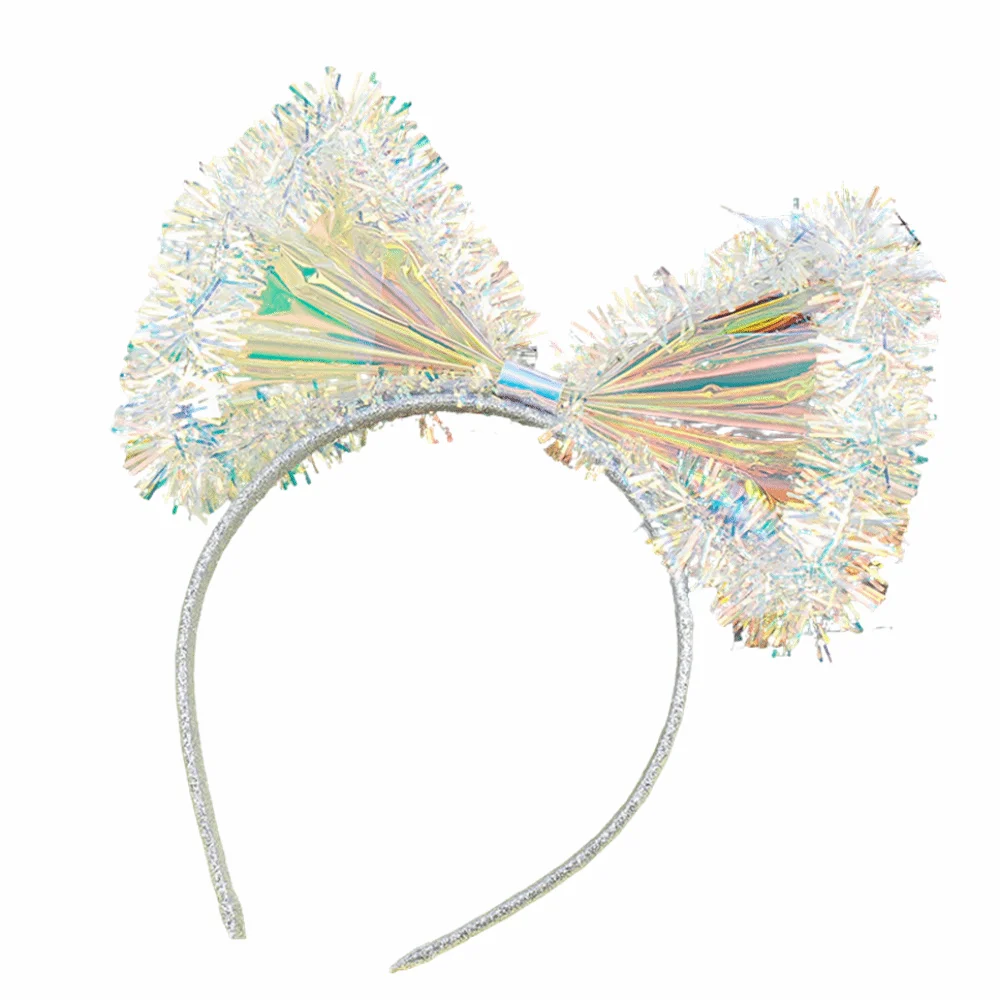 

Colorful Luminous Laser Headband LED Flashing Light Up Hair Hoop Headdress Multi Style Glowing Crown Christmas Celebration