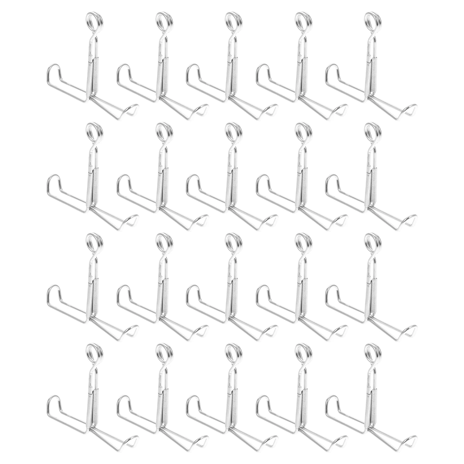 

20pcs Water Stop Rubber Tube Flexible Hose Clamp Spring Clamps Galvanized Iron Small Sturdy Teaching Equipment Tube Clamps