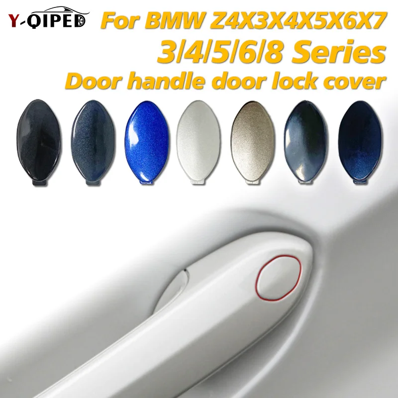 Outer Door Handle Lock Key Hole Cover Cap Front Left 1 PC For BMW 3 5 8 Series X3 X4 X5 X6 X7 G08 G20 G28 G30 G31 G38 2018-2023