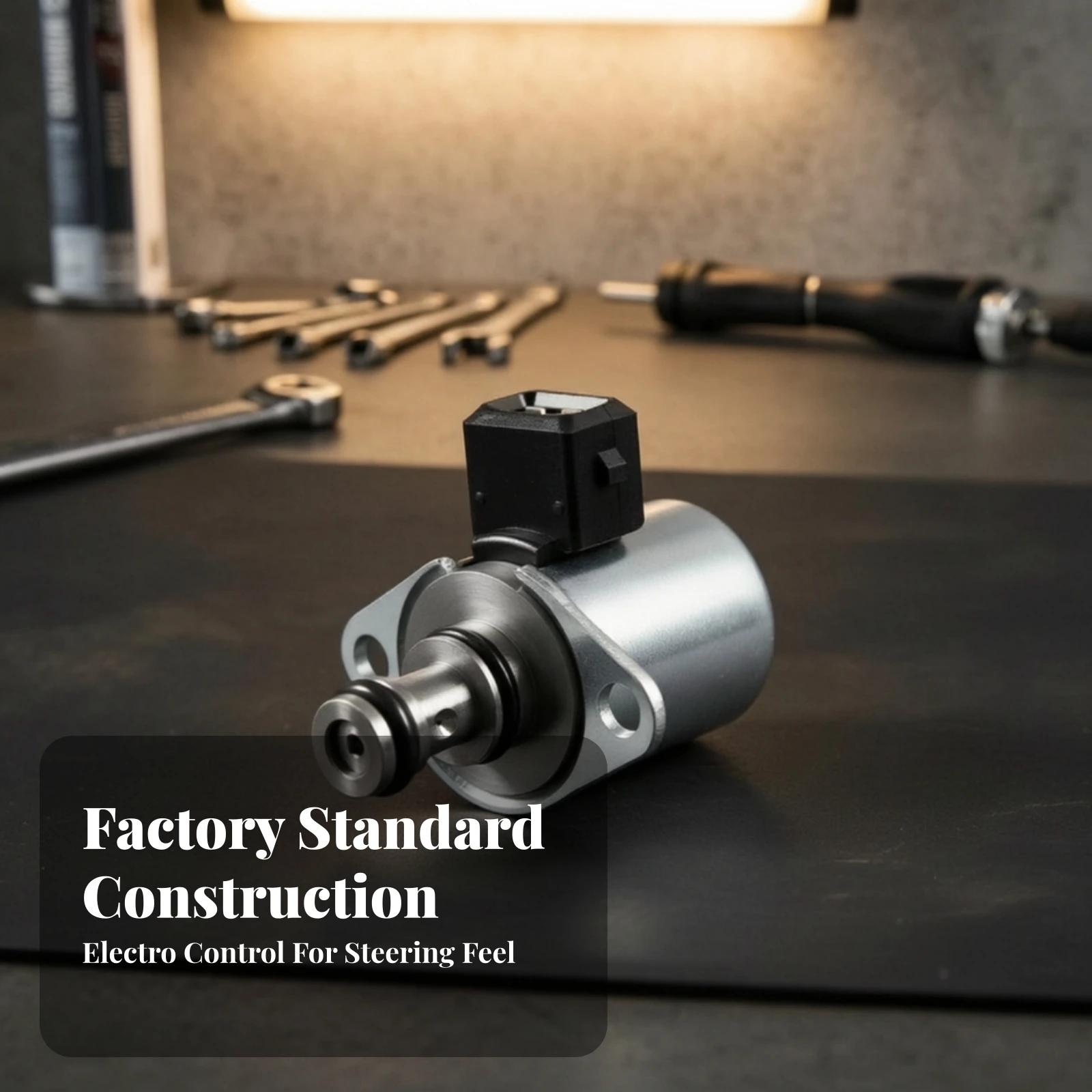 Power Steering Solenoid Valve Direct-Fit Steering Solenoid Valve Stable Performance Long-Lasting for DIY Owners