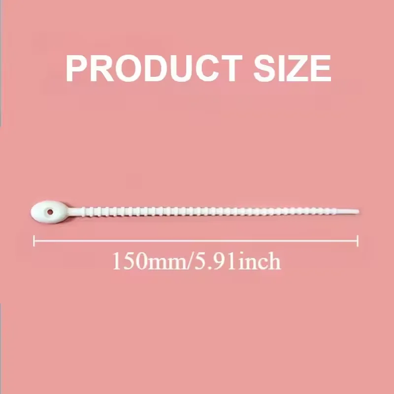 6/12/18PCS Multiple ColorSilicone Cable Ties Reusable Durable Flexible With Textured Design Secure Fastening Multi-Color Options