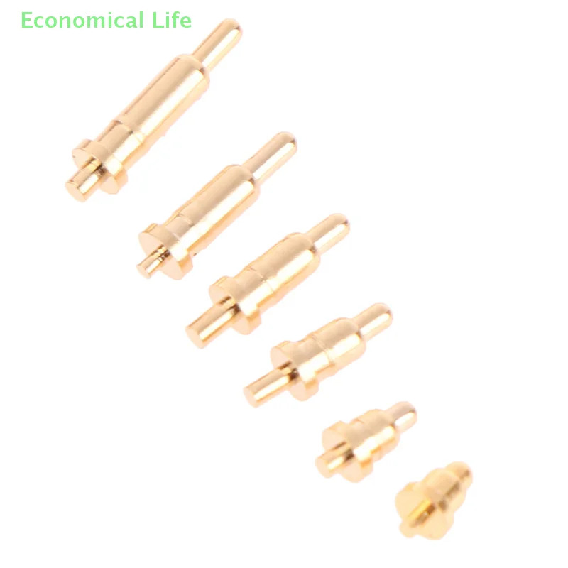 10Pcs Pogo Pin Connector Pogopin Battery Spring Loaded Contact SMD Needle PCB 3 4 5 6 7 8 9 10 12 14 MM Test Prob