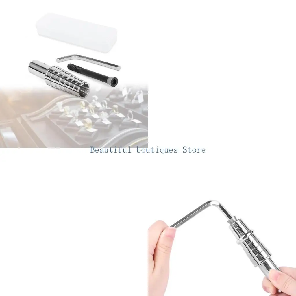 

U4LF Кольцо Увеличитель Палка Оправка Ручка Молотки Инструмент для определения размеров Оправка для ювелирных изделий Rathburn