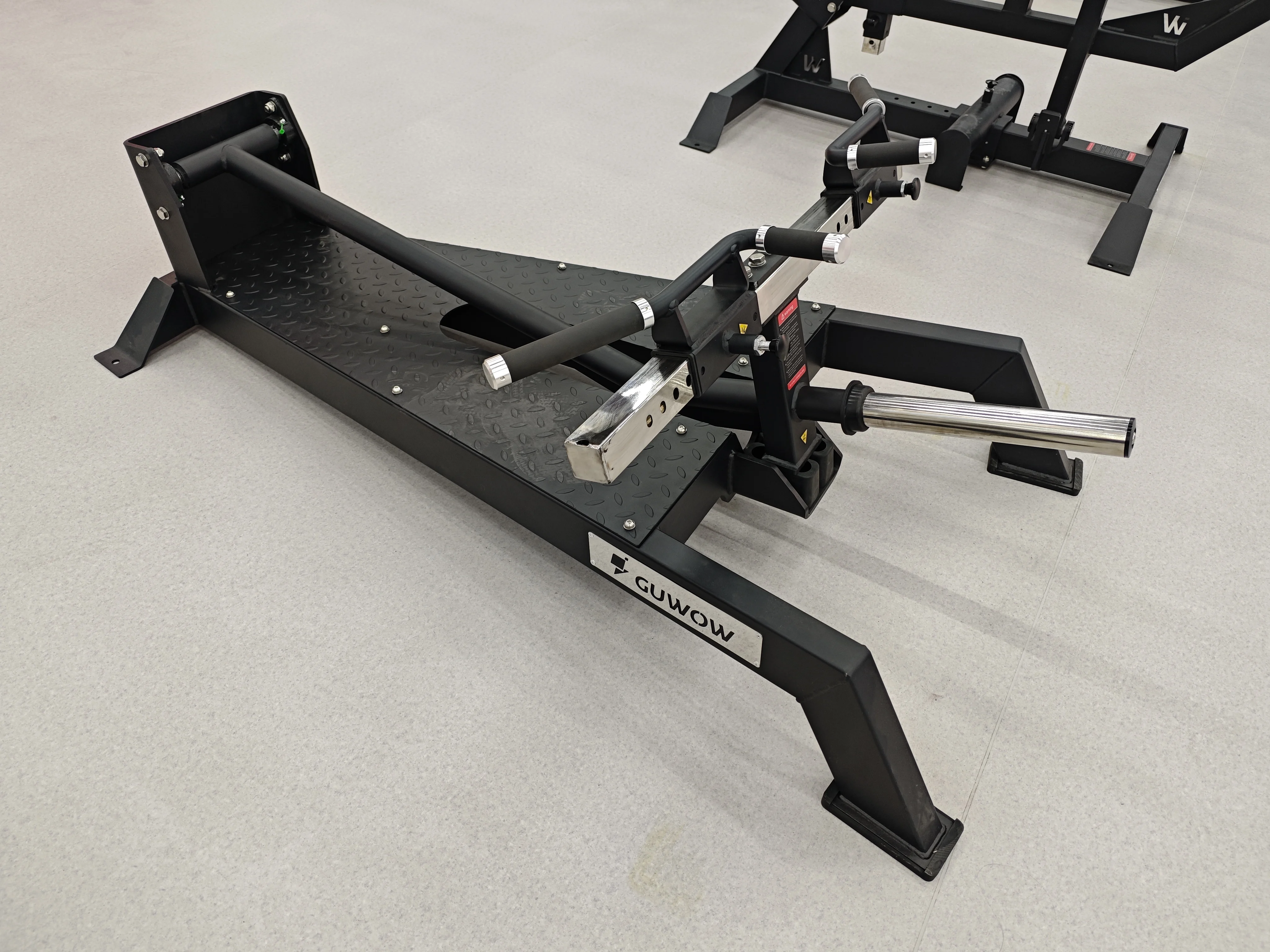 معدات فولاذية لتمارين الساق قابلة للتعديل، آلة T-Row تدوم طويلاً لآلات اختيار تحميل دبوس التمرين الخلفي #4
