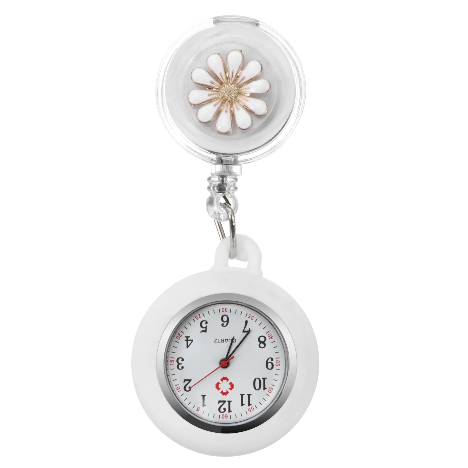 

Stretching Chest Pocket Watch Nurse Fob Alloy Quartz Movement Water Resistant Daily Life Clip On Fashion Women Nurses Watches