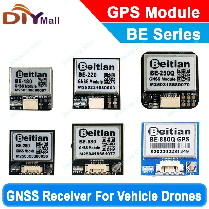 

Встроенный GPS-модуль серии Beitian BE с антенной M10050 GNSS, приемник сверхнизкой мощности для дрона FPV RC Vehicle DIY Project