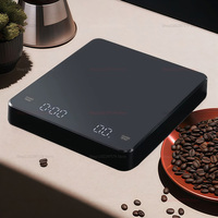 0.1g/3kg Digital Coffee Scale with Timer LED Screen Espresso USB Weighing High Precision Measures in Oz/ml/g Kitchen Scale