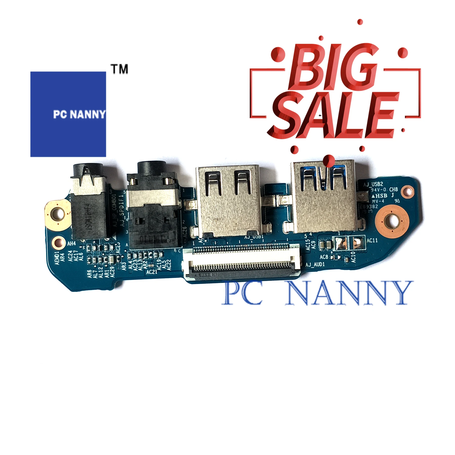 PC NANNY FOR clevo NH50RC NH50RD NH70RC NH70RD usb board aduio b oard 6-71-NH508-D03AX AM16C000700