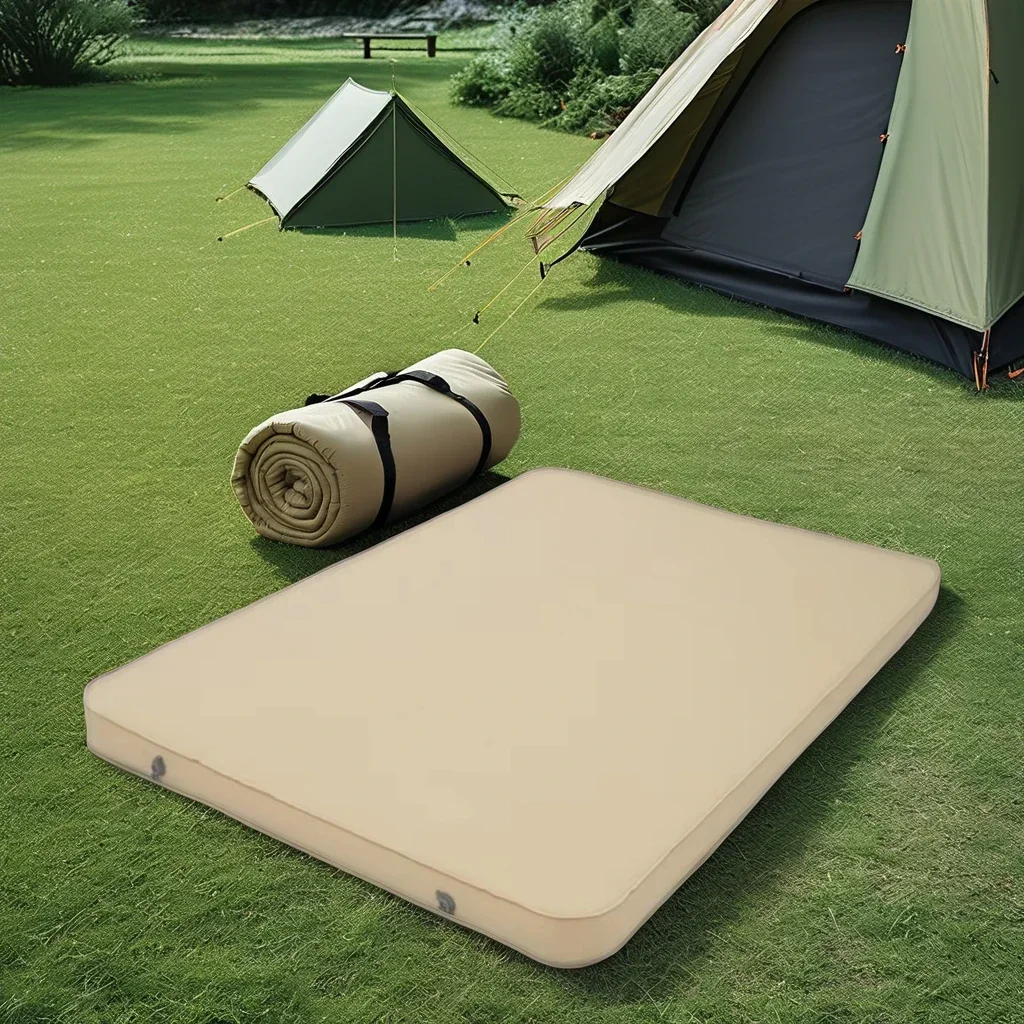 

Outdoor Camping Air Mat 3D Memory Sponge Mattress 2 Person Thickened Inflatable Sleeping Pad Camping Tent Mat