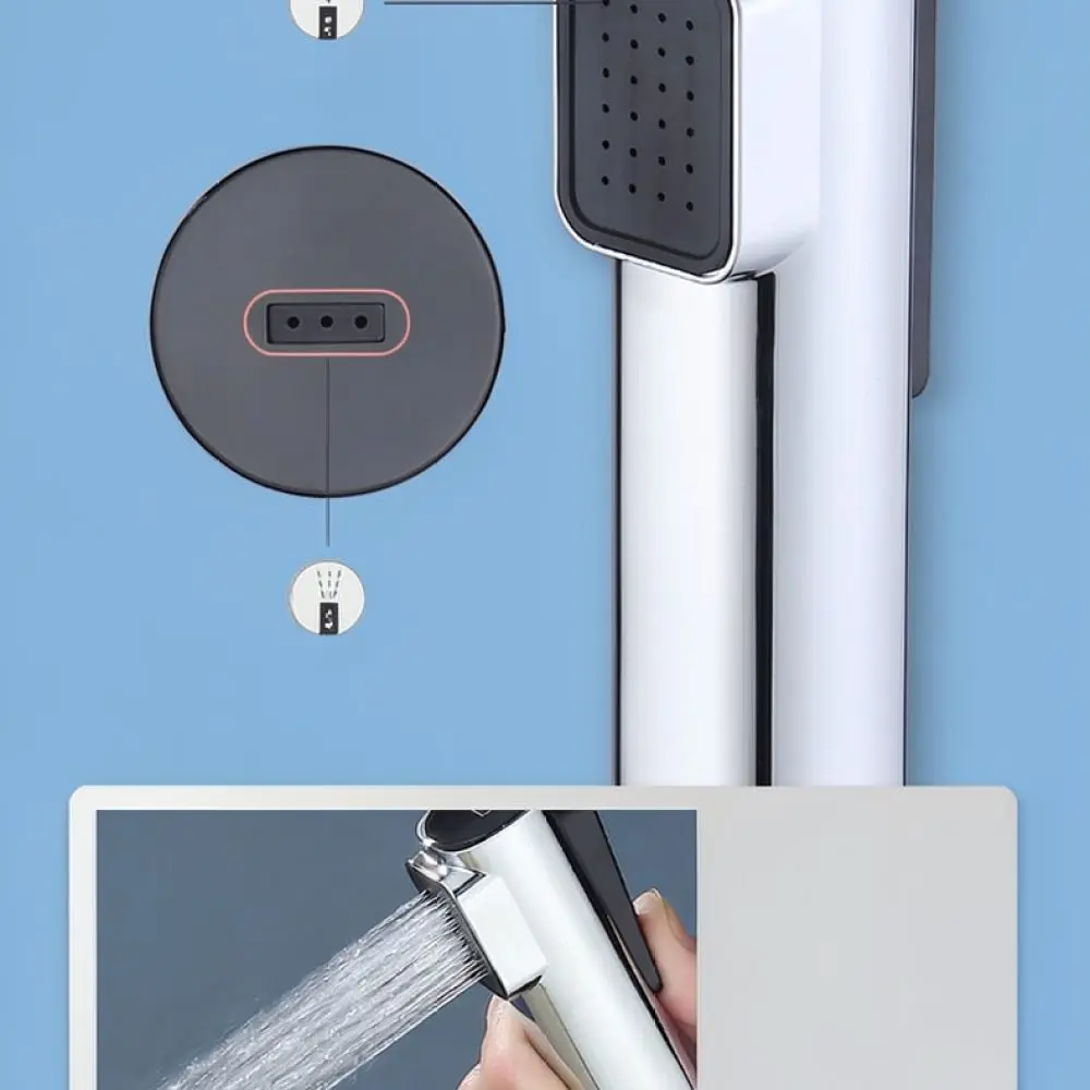 High Pressure Toilet Bidet Sprayer Dual Mode Water Dispenser Bathroom Handheld Applicator For Personal Hygiene Easy Install