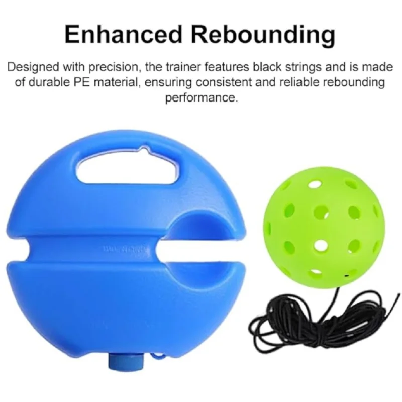 SONGYI Pickleball Trainer High Elasticity Pickleball Rebounder Durable Outdoor Indoor Training Aid Solo Practice for Beginner - Image 2