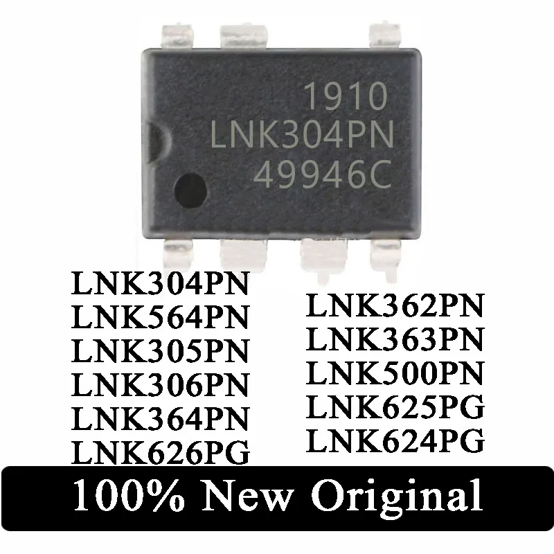 10個100% 新LNK304PN LNK564PN LNK305PN LNK306PN LNK364PN LNK626PG LNK362PN LNK363PN LNK500PN LNK625PG LNK624PG dip-7 icチップ