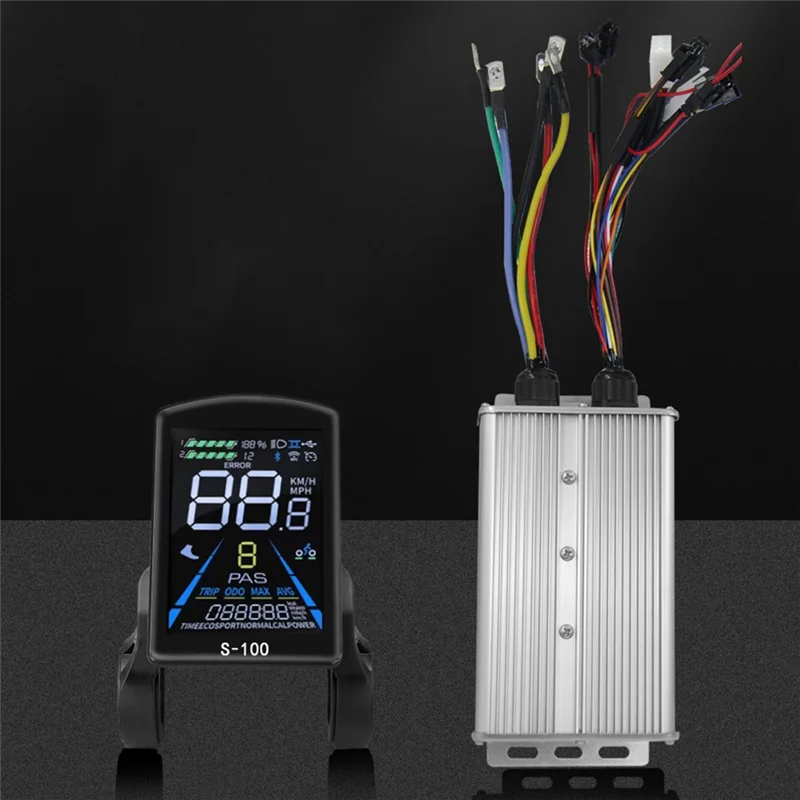 

CGDS-Mountain Bike Li- Power Assist Модифицированные аксессуары S-100 Цветной ЖК-дисплей с тройным режимом набора контроллеров 60А