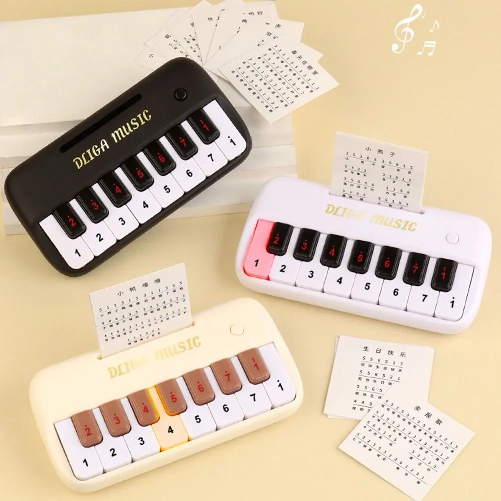 Mini teclado eléctrico de educación temprana, juguete de Piano Electrónico de música de aprendizaje multifuncional, instrumento interactivo ligero