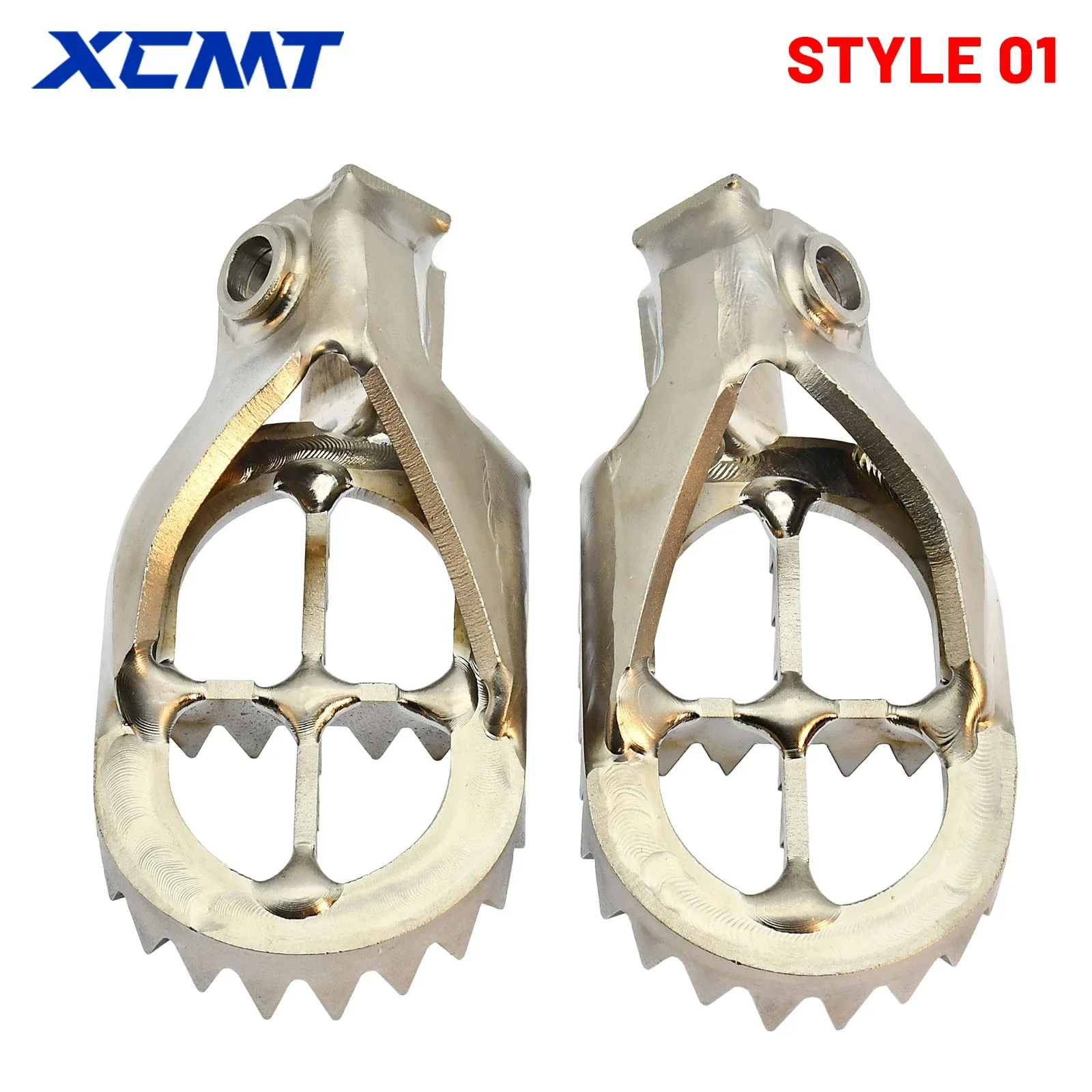 Motorcycle Accessories Titanium Alloy Footpeg Foot Peg Footrest For KTM EXC EXCF XC XCF SX SXF 65-530 Husqvarna GasGas 1998-2024