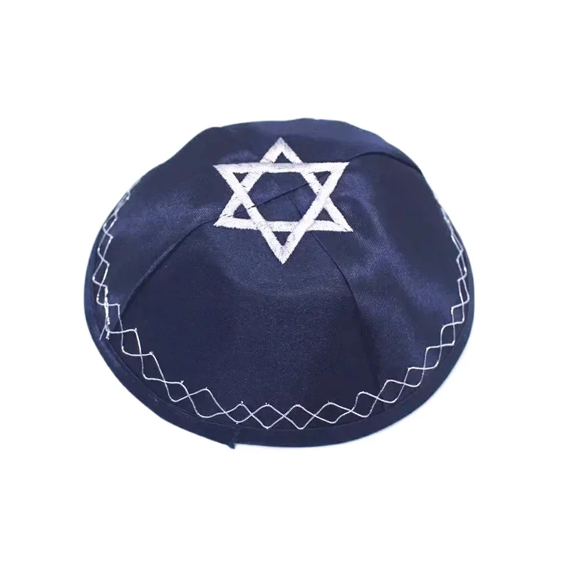2025 Blue Pray Hat Israel Kippa Yarmulke Jüdische Kippot Cap Kipa