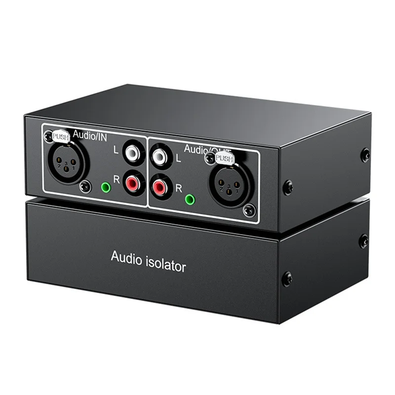 REPLA-Noise Eliminator Current Audio Isolator Dual XLR Lotus Port Amplifier Multifunctional Audio Noise Filter