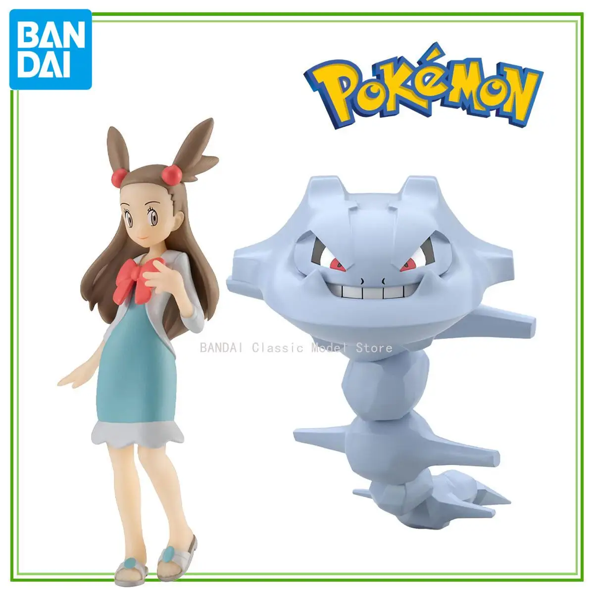 

BANDAI Pokemon 100% In Stock Original Jasmine Steelix Mikan Anime One Piece Model Genuine Boxed Toy