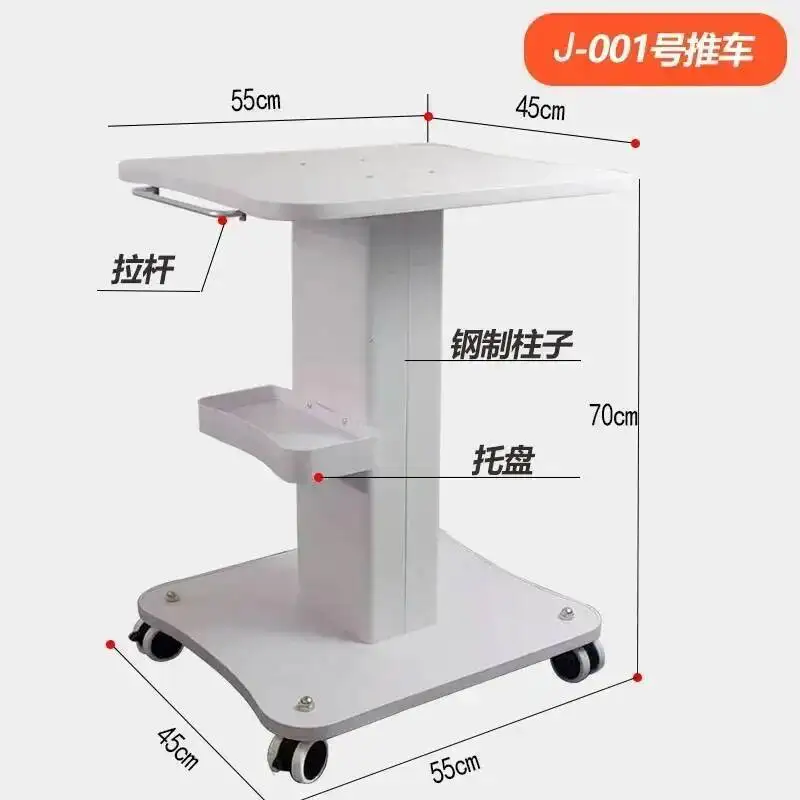 Auxiliary Aesthetic Cart Salon Trolley Storage Furniture Wheels Spa Organizer Mobile Makeup Beauty Organizers Trolleys Tool Tray