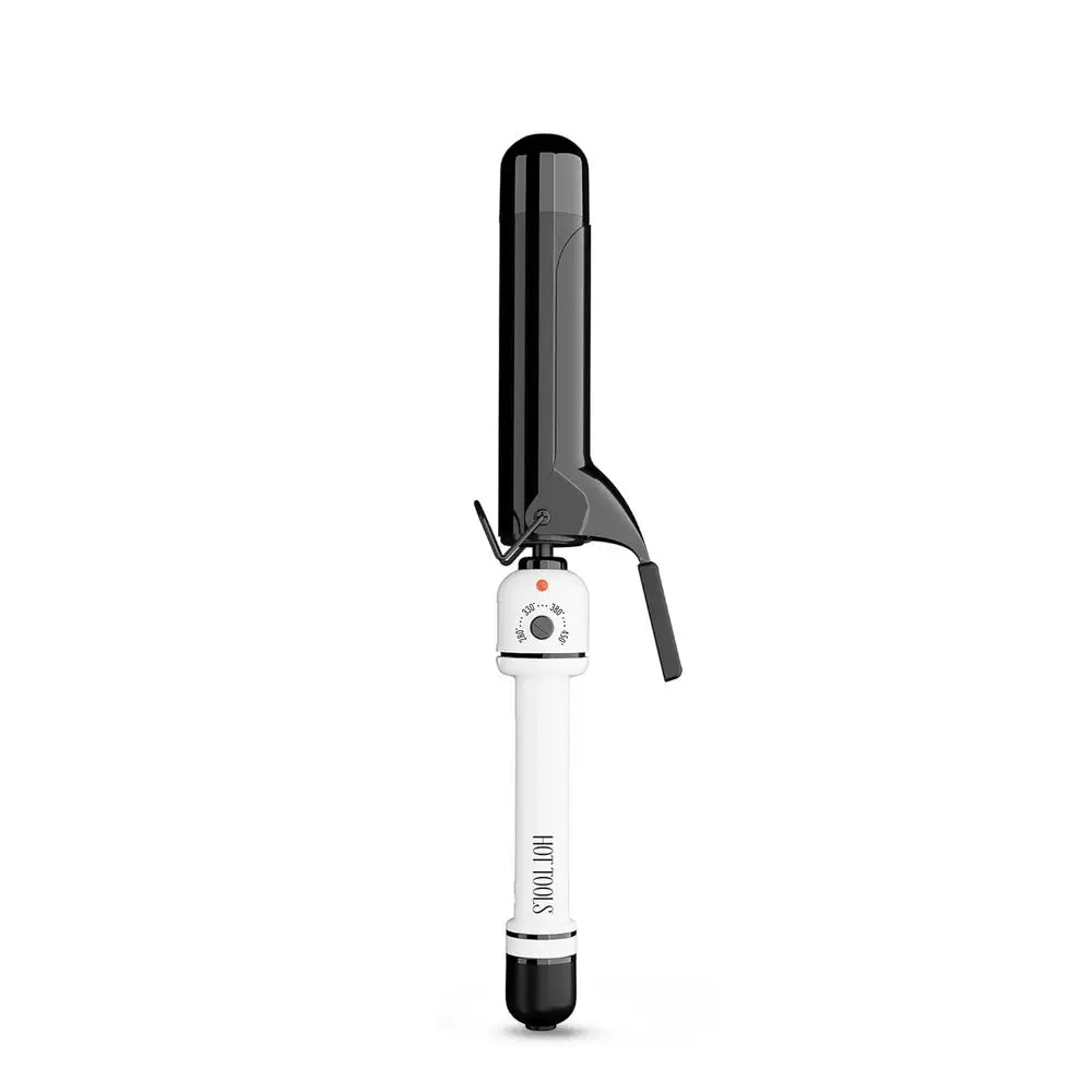 

1.5 Inch Nano Curling Iron/Wand for Loose Curls, Black/White