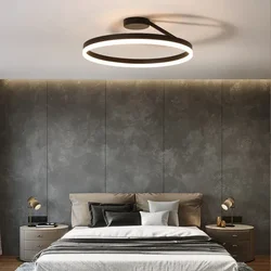 LED Ceiling Light 60cm Remote Control Adjustable Color Temperature Brightness For Bedroom Living Room Indoor Lighting Fixtures