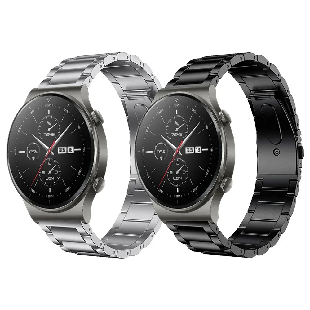 Metal Strap For Huawei Watch GT2 Pro GT 2 46mm Smart Band Bracelet Stainless Straps For Samsung Galaxy Watch 3 45mm Wristband