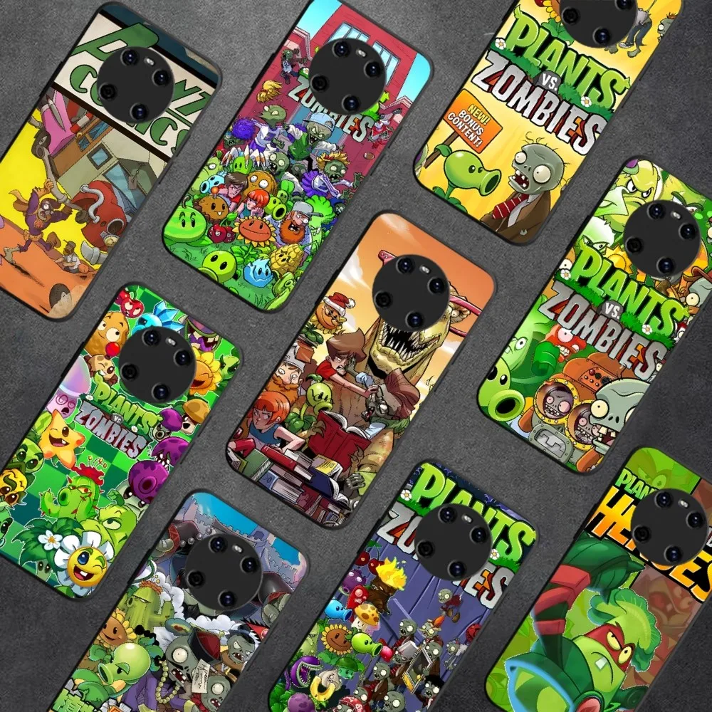 P-Plant-t VS Zombie-e iphone case For Huawei Y9 6 7 5 Prime Enjoy 7s 7 8 plus 7a 9e 9plus 8E Lite Psmart Shell