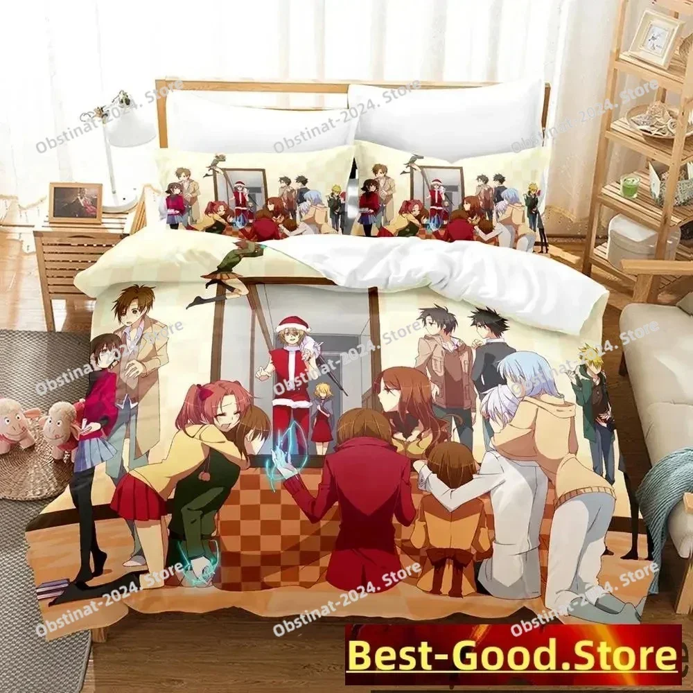Misaka Mikoto A Certain Magical Index Railgun 3D Printing Comforter Bedding Set,Duvet Cover Bed Set Quilt Cover Pillowcase Size